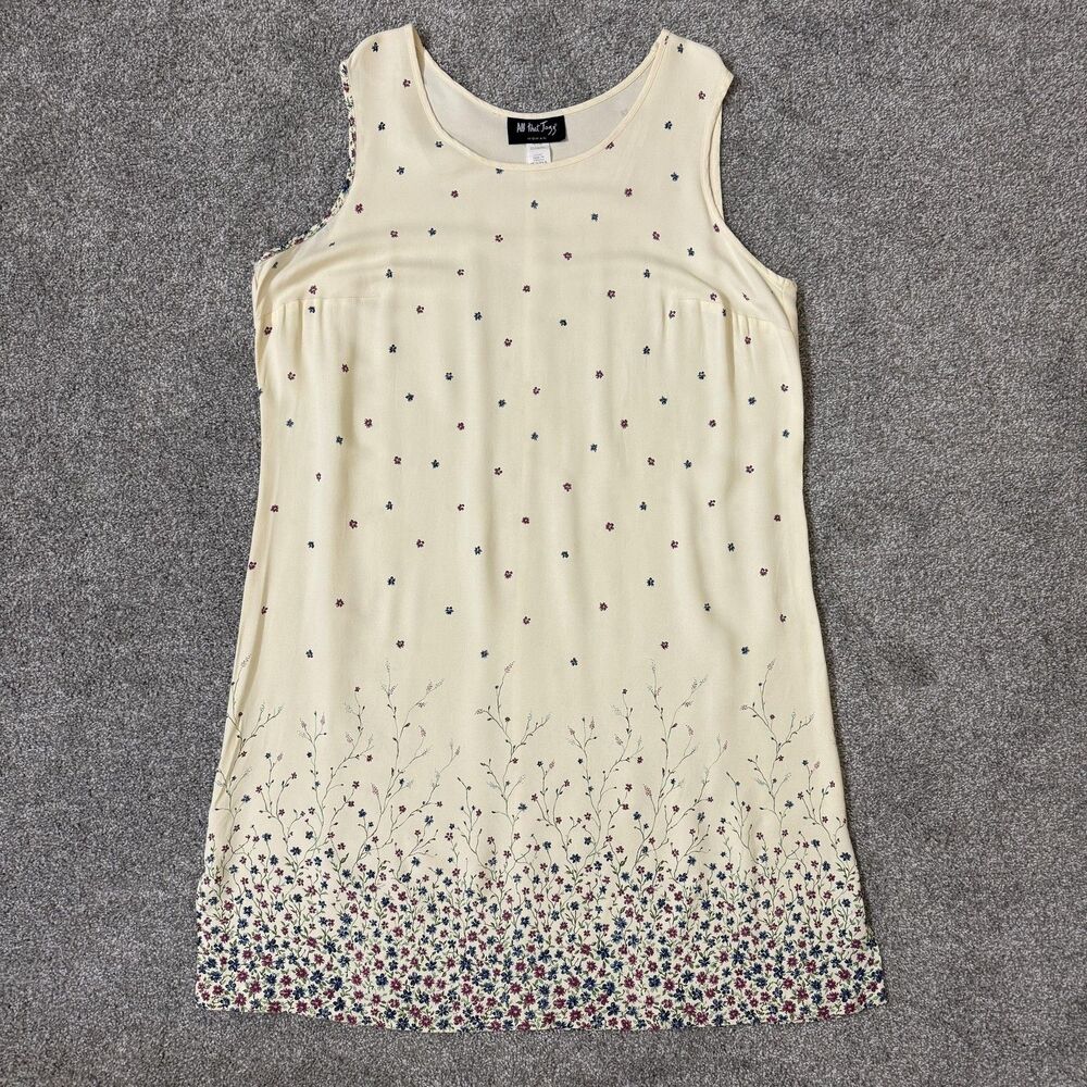 All That Jazz Dress Womens 22 Floral Sleeveless Midi Tank Vintage Set - Picture 2 of 16